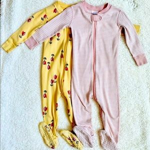 Set of 2 Hanna Anderson sleepers